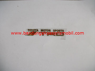 Emblem Alumunium Kecil Gold TRD Toyota Motor Sport Emblem Alumunium Kecil Gold TRD Toyota Motor Sport