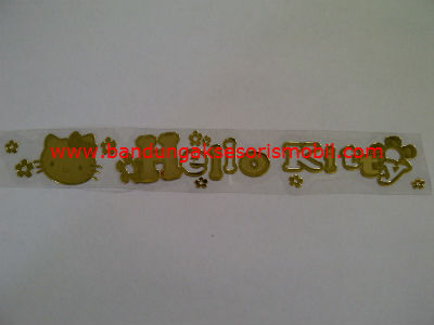 Emblem Alumunium Besar Gold Hello Kitty Emblem Alumunium Besar Gold Hello Kitty